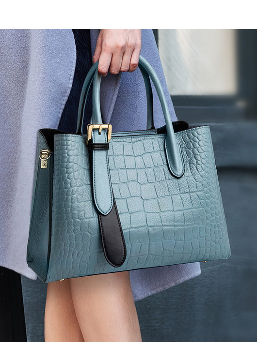 Bolso Mensajero de Cuero para Mujer con Gran Capacidad - Image 2