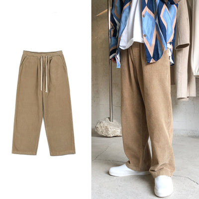 Pantalones Corduroy Rectos Holgados de Moda - Image 6