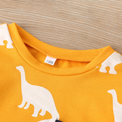 Conjunto Infantil Estampado Dinosaurio - Sudadera y Pantalón - Image 2
