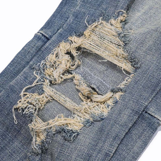 Jeans Slim Fit con Bordado de Mariposas y Detalles Desgastados - Image 16