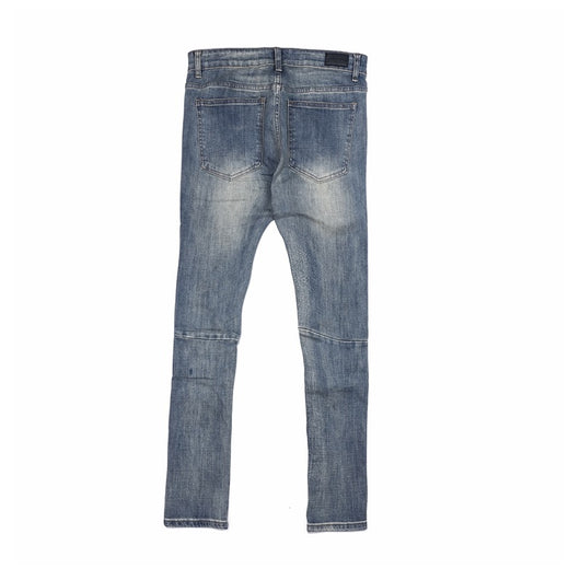 Jeans Slim Fit con Bordado de Mariposas y Detalles Desgastados - Image 5