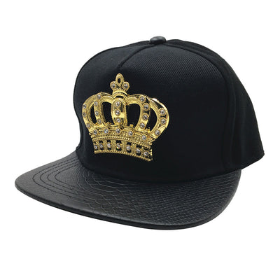 Gorra de Béisbol Cuero PU con Diseño Crown Creativo - Image 2