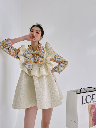 Blusa Elegante con Cuello Alto, Moño Decorativo y Mangas Abullonadas - Image 17