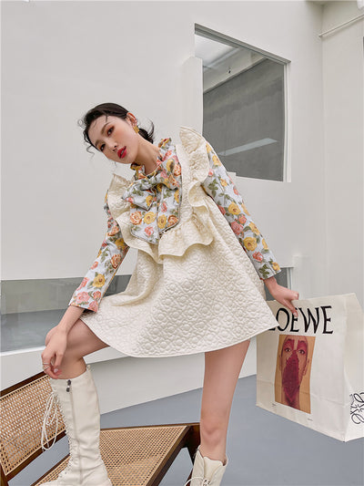 Blusa Elegante con Cuello Alto, Moño Decorativo y Mangas Abullonadas - Image 13