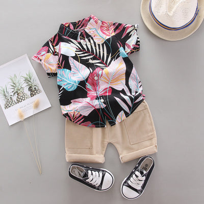 Conjunto de Camisetas Estampadas de Manga Corta para Niños - Image 2