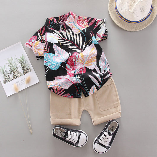 Conjunto de Camisetas Estampadas de Manga Corta para Niños - Image 2