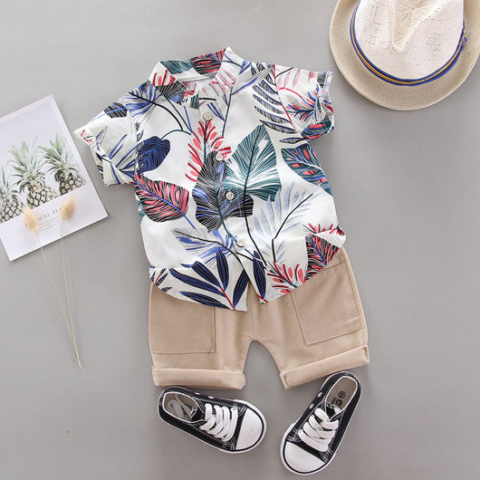 Conjunto de Camisetas Estampadas de Manga Corta para Niños - Image 4