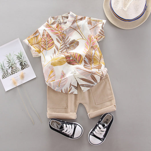 Conjunto de Camisetas Estampadas de Manga Corta para Niños - Image 3