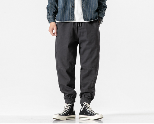 Pantalones Overol Hombre con Cordón Ajustable - Estilo Japonés Versátil Primavera Otoño - Image 7