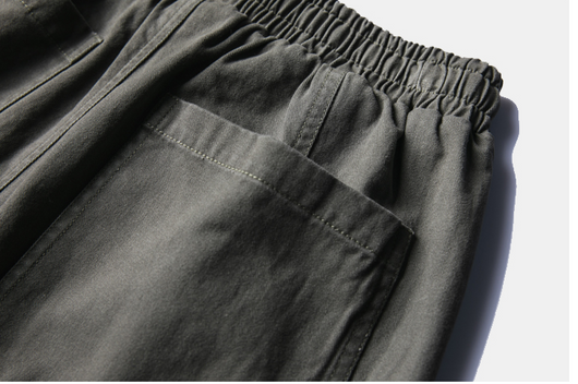 Pantalones Overol Hombre con Cordón Ajustable - Estilo Japonés Versátil Primavera Otoño - Image 12