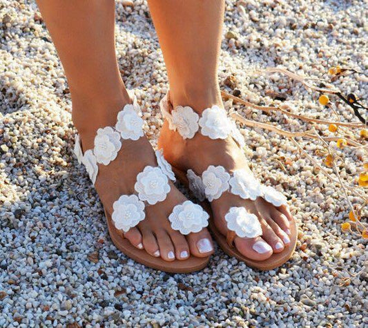 Sandalias Cómodas Talla Grande para Mujer con Base Plana