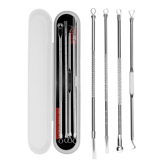 Set de 4 Agujas Extraccoras de Acné en Acero Inoxidable - Image 2