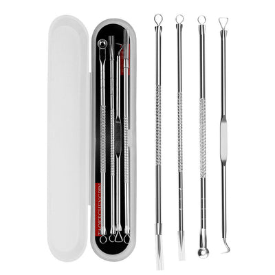 Set de 4 Agujas Extraccoras de Acné en Acero Inoxidable - Image 2