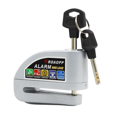 Candado de Disco de Freno con Alarma para Motocicleta - Aleación de Aluminio