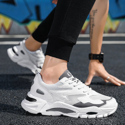 Zapatillas Blancas Deportivas Casual - Diseño Retro Versátil con Malla Transpirable - Image 21