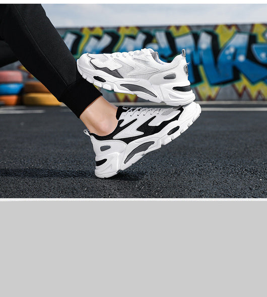 Zapatillas Blancas Deportivas Casual - Diseño Retro Versátil con Malla Transpirable - Image 20
