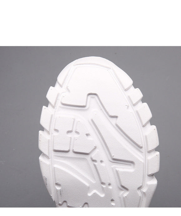 Zapatillas Blancas Deportivas Casual - Diseño Retro Versátil con Malla Transpirable