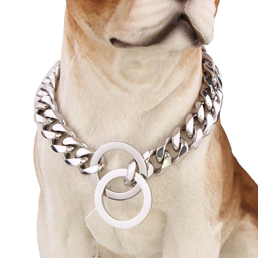 Cadena de Tracción Gruesa en Acero Inoxidable para Mascotas - Image 3