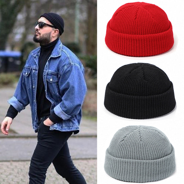 Gorro Tejido Retro para Hombre y Mujer - Beanie Invierno Clásico