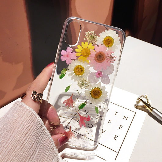 Funda iPhone 12/X/XS/XR con Flores Naturales Secas - Protección Antigolpes - Image 7