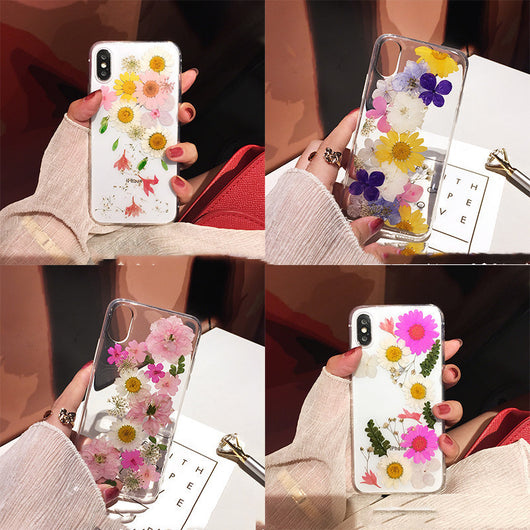 Funda iPhone 12/X/XS/XR con Flores Naturales Secas - Protección Antigolpes - Image 9