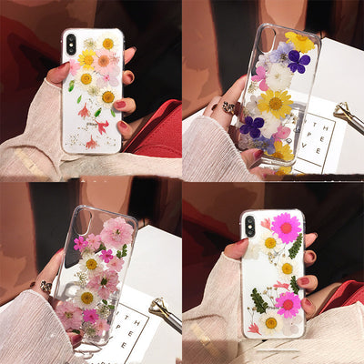 Funda iPhone 12/X/XS/XR con Flores Naturales Secas - Protección Antigolpes - Image 4