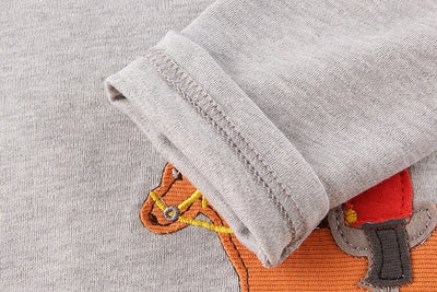 Playera Infantil de Algodón Peinado con Manga Larga para Niño - Image 19