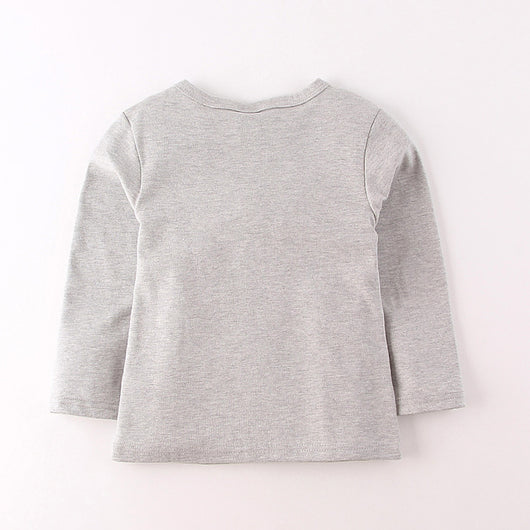 Playera Infantil de Algodón Peinado con Manga Larga para Niño - Image 9