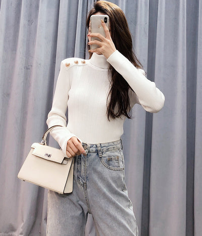 Suéter Cuello Alto para Mujer - Práctico y Económico - Image 9