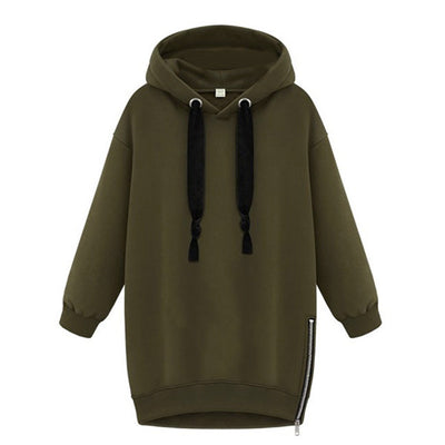Sudadera Mujer con Capucha Suelta y Manga Larga - Image 3