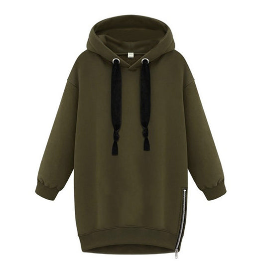 Sudadera Mujer con Capucha Suelta y Manga Larga - Image 3
