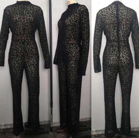 Mono Elegante de Encaje con Mangas Largas Estilo Europeo - Image 4
