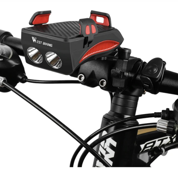 Luz Frontal LED para Bicicleta - Iluminación Nocturna de Alta Potencia