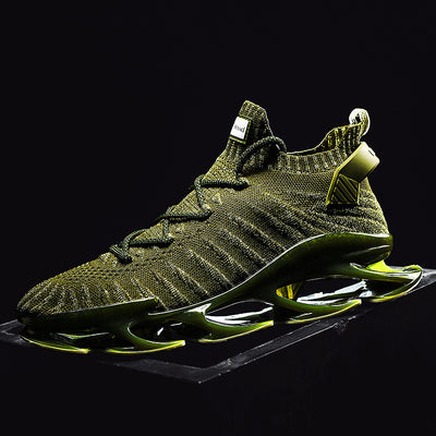 Zapatillas Casuales Deportivas Fluorescentes para Hombre - Estilo Moderno y Personalidad
