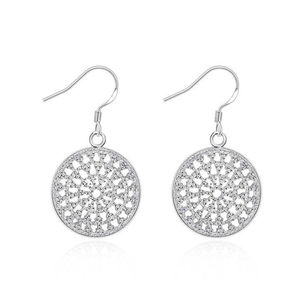 Aretes de Plata Redondos Minimalistas
