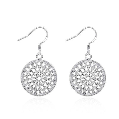 Aretes de Plata Redondos Minimalistas