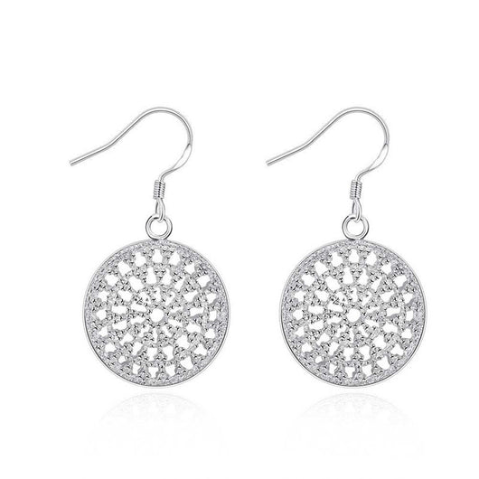Aretes de Plata Redondos Minimalistas