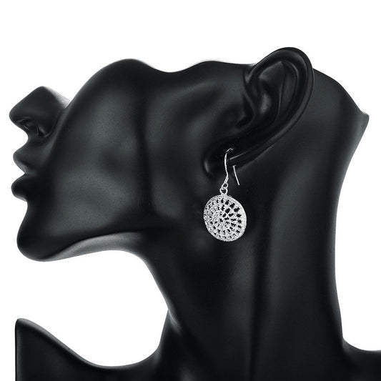 Aretes de Plata Redondos Minimalistas - Image 2