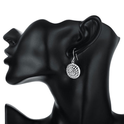 Aretes de Plata Redondos Minimalistas - Image 2