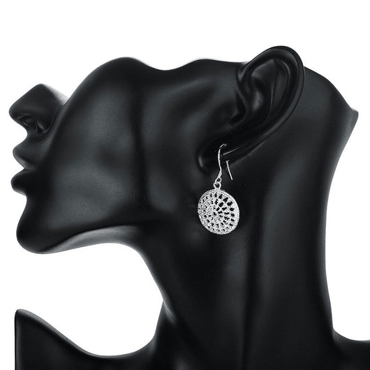 Aretes de Plata Redondos Minimalistas - Image 2
