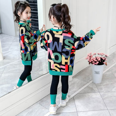 Conjunto Infantil Estilo Western Coreano - Suéter y Pantalón Dos Piezas - Image 8