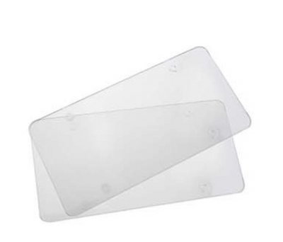 Marco Protector para Placa Vehicular Transparente Blanco - Image 2