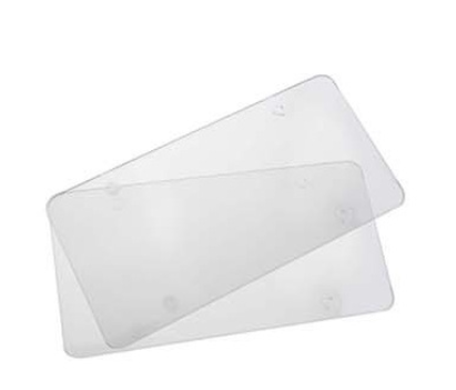 Marco Protector para Placa Vehicular Transparente Blanco - Image 2