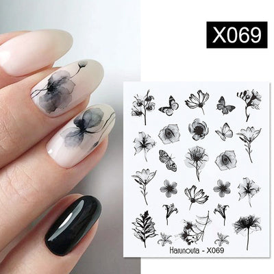 Calcomanías de Flores para Uñas - Transferencias Decorativas Autoadhesivas - Image 35