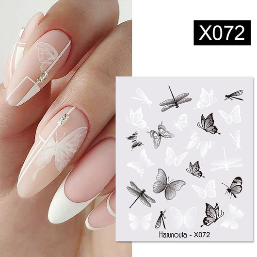 Calcomanías de Flores para Uñas - Transferencias Decorativas Autoadhesivas - Image 33