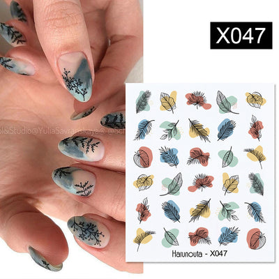 Calcomanías de Flores para Uñas - Transferencias Decorativas Autoadhesivas - Image 10
