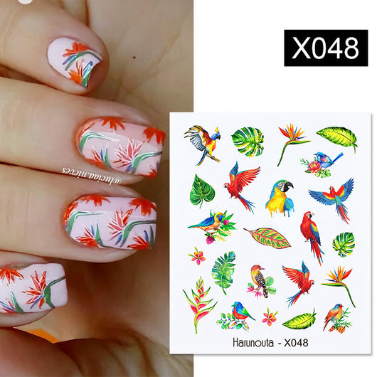 Calcomanías de Flores para Uñas - Transferencias Decorativas Autoadhesivas - Image 19