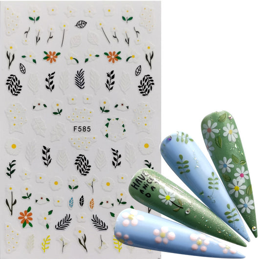 Calcomanías de Uñas Adhesivas - Diseños Decorativos para Manicura Instantánea - Image 31
