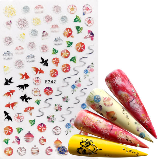 Calcomanías de Uñas Adhesivas - Diseños Decorativos para Manicura Instantánea - Image 35
