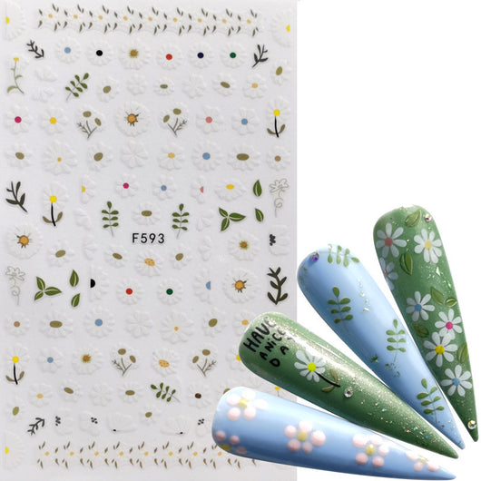 Calcomanías de Uñas Adhesivas - Diseños Decorativos para Manicura Instantánea - Image 47